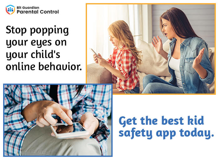Stop popping your eyes on your childs online behavior Get the best kid safety app today