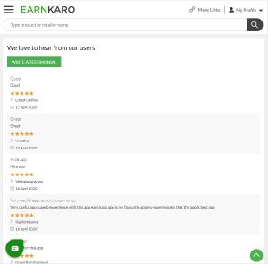EarnKaro Review - EarnKaro customer reviews
