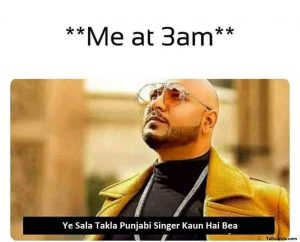 Takla Punjabi Singer Meme
