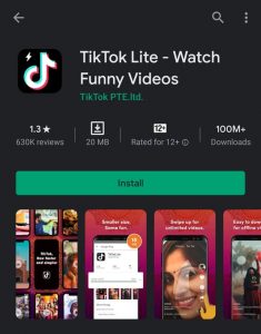 tiktok rating down