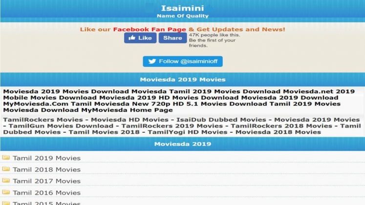 Isaimini 2021: Download Full HD Movies for FREE Isaimini 2021: Download Full HD Movies for FREE