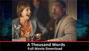 A Thousand Words full movie download in HD 720p 480p 360p 1080p