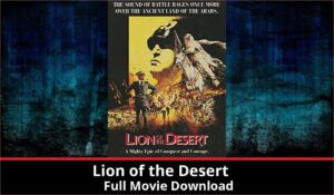 Lion of the Desert full movie download in HD 720p 480p 360p 1080p