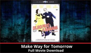 Make Way for Tomorrow full movie download in HD 720p 480p 360p 1080p