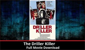 The Driller Killer full movie download in HD 720p 480p 360p 1080p