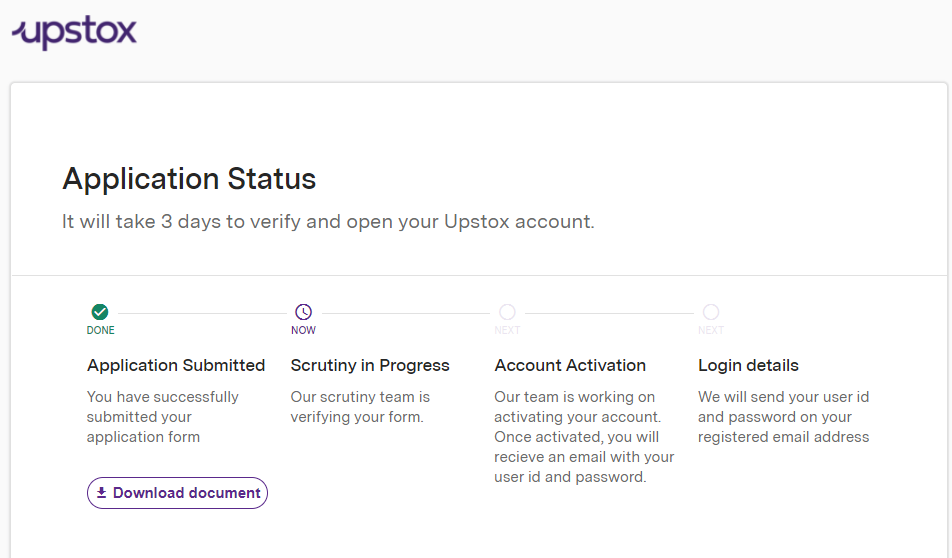 how to create Upstox account