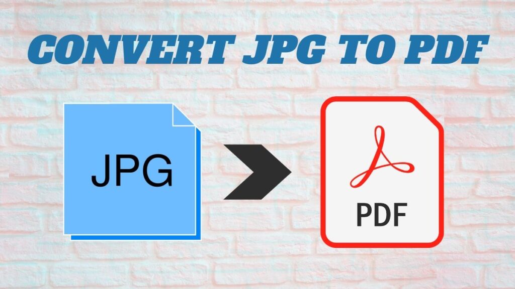 how to convert image to pdf file