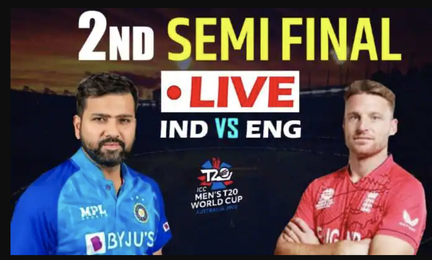 India Vs England Semi Final Watch Online Live