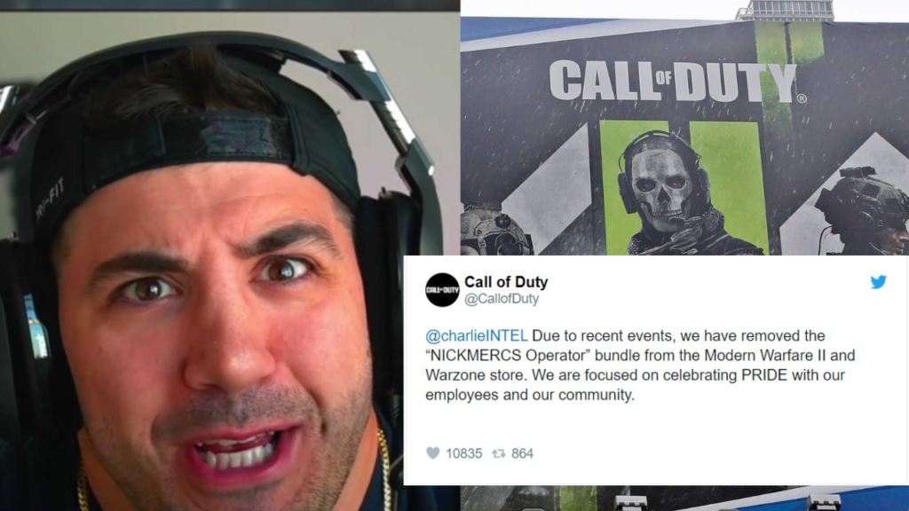 Why Was Nickmercs Operator Removed from Call of Duty COD