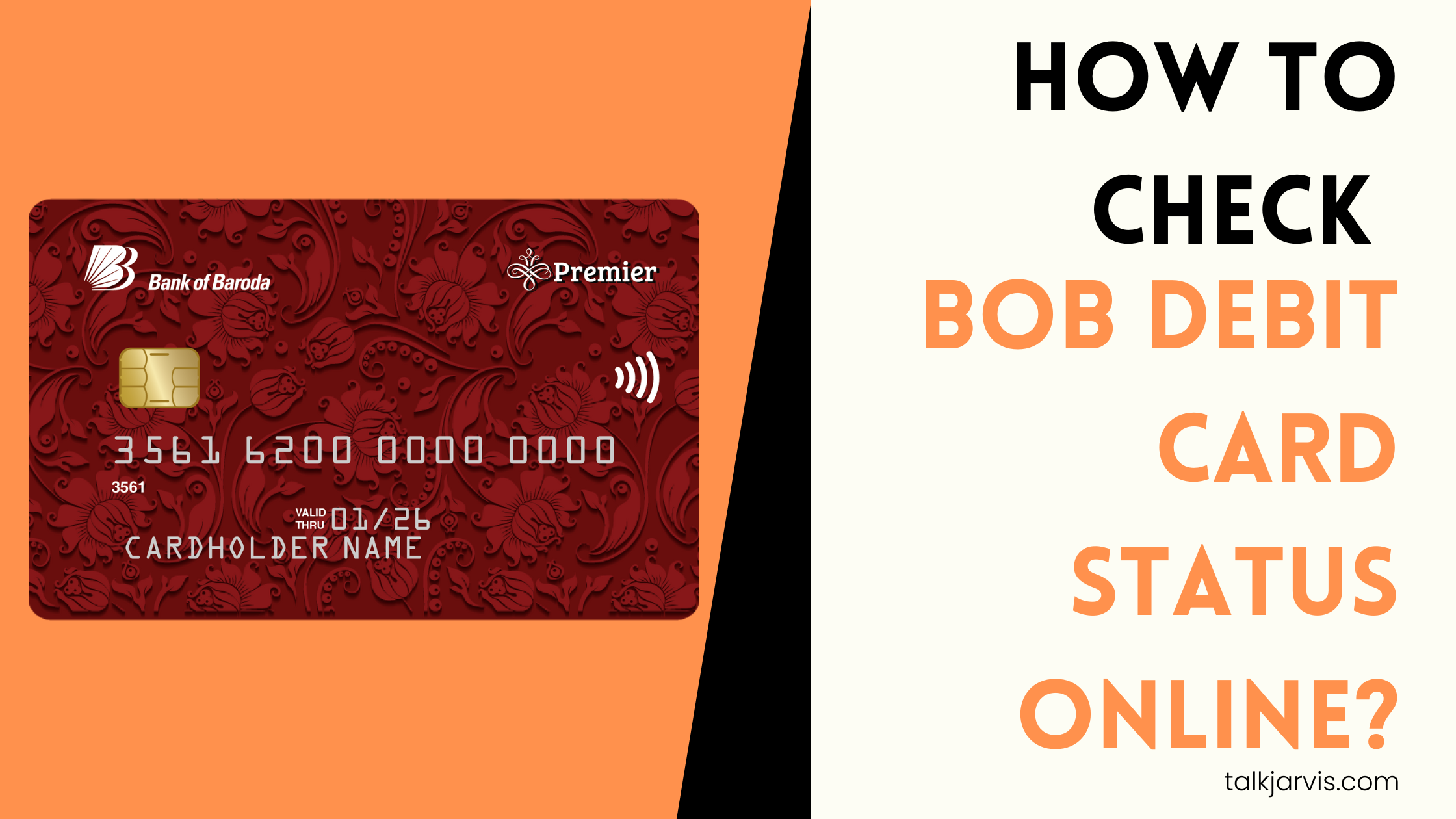 How to Check BOB Debit Card Status Online